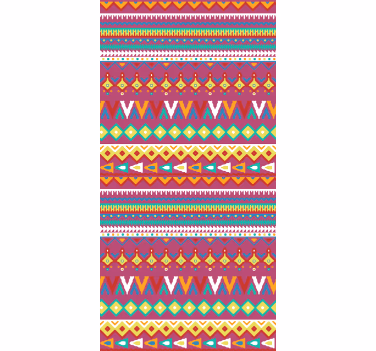 Rulou geam originalul design de model tribal - TenStickers