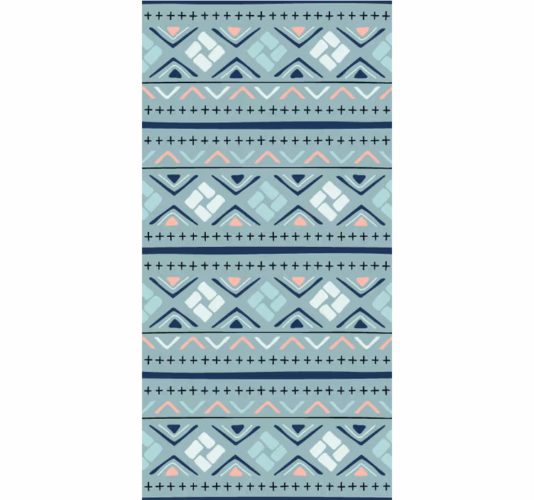 Rulou geam modern motive cu model geometric - TenStickers