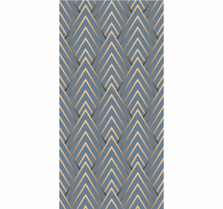 Rulou geam modern cu model geometric stilat - TenStickers