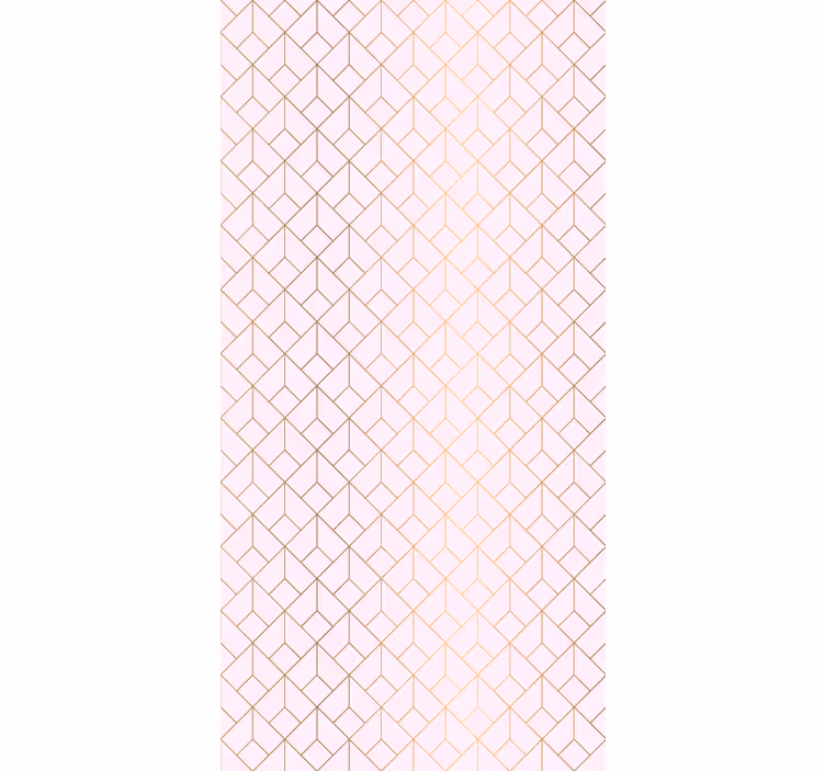 Rulou geam elegant aranjament în stil geometric - TenStickers