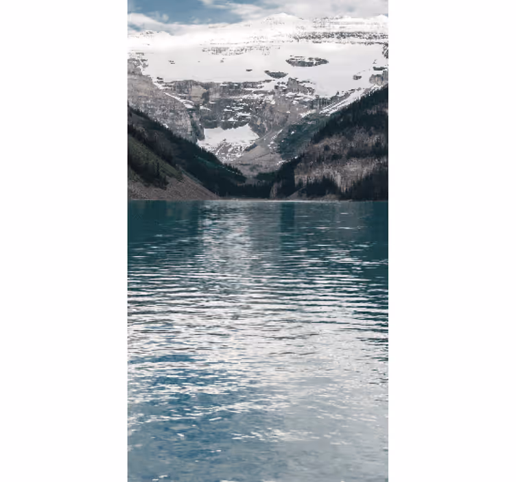 Rulou geam originalul reflexii de lac de munte - TenStickers