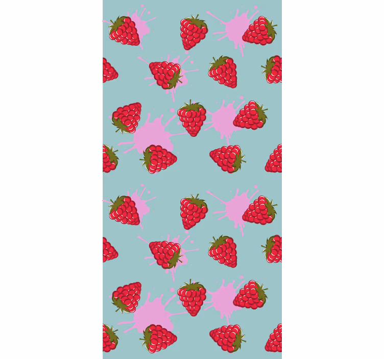 Rulou geam fructe și legume stropi de căpșuni - TenStickers