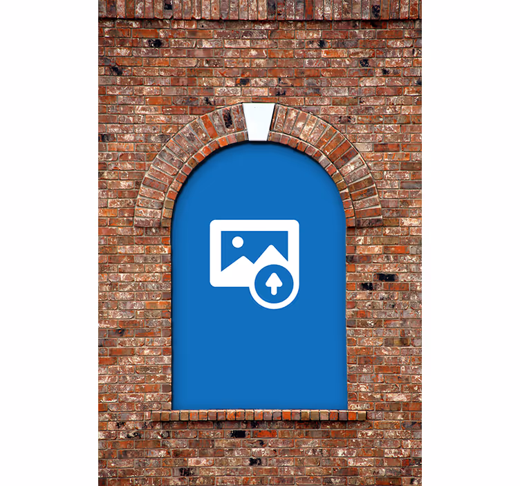 Rulou geam personalizat Arc 3d personalizabil - TenStickers