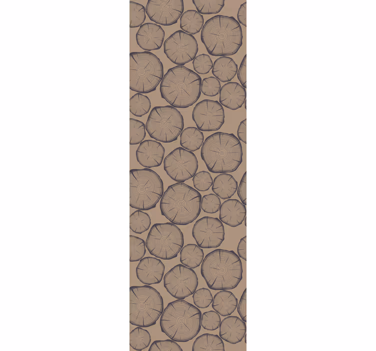 Rulou geam rustic Trunchi de copac - TenStickers