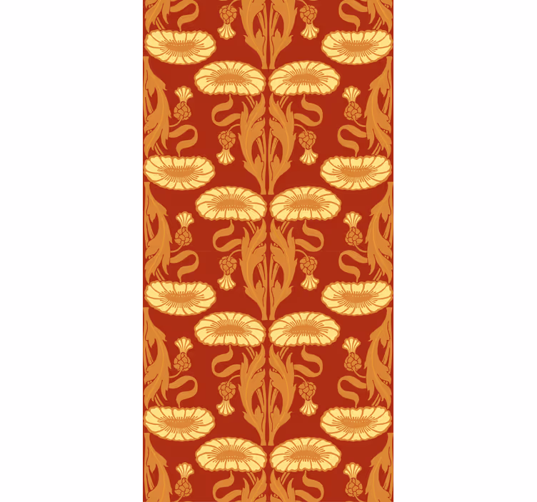 Rulou geam clasic art Nouveau în Română este cunoscută sub numele - TenStickers