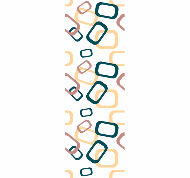 Rulou geam nordic Forme abstracte neregulate - TenStickers