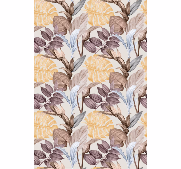 Rulou geam floral Plante tropicale xxl - TenStickers