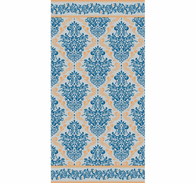 Rulou geam elegant model floral baroc - TenStickers