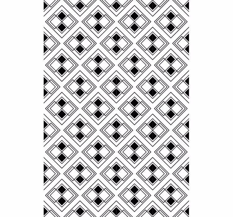 Rulou geam modern Model geometric elegant - TenStickers