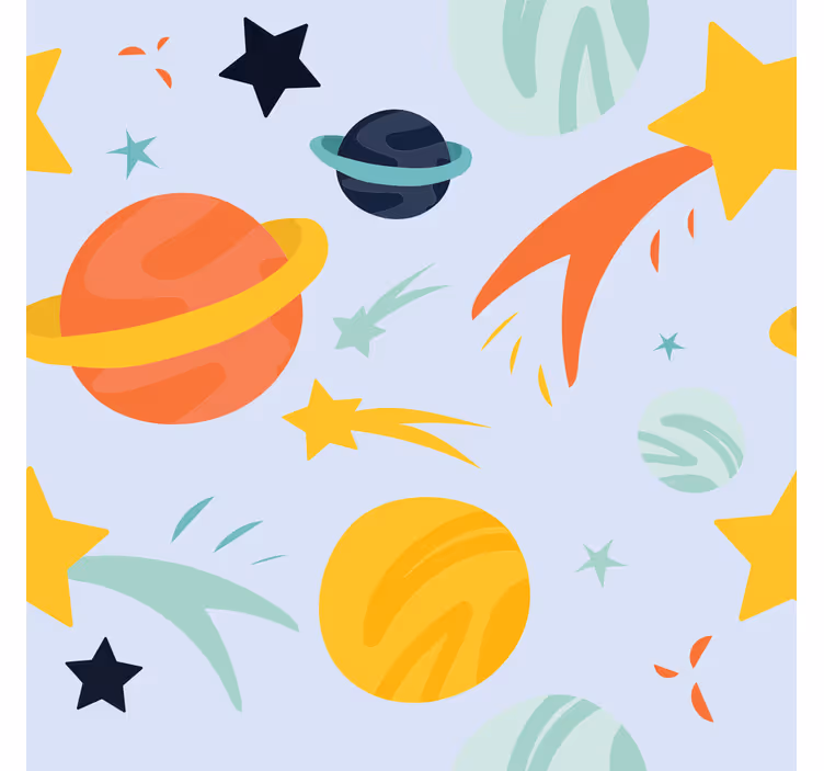 Rulou geam distracție modelul planetelor - TenStickers