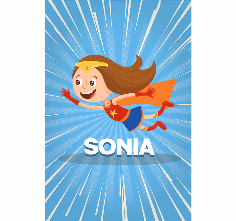 Rulou geam personalizat super-fata - TenStickers