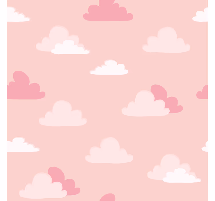 Rulou geam nori model roz și alb - TenStickers