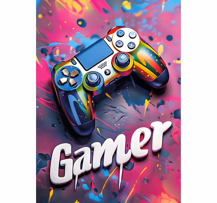 Jaluzele cu rolete Geek stil colorat - TenStickers
