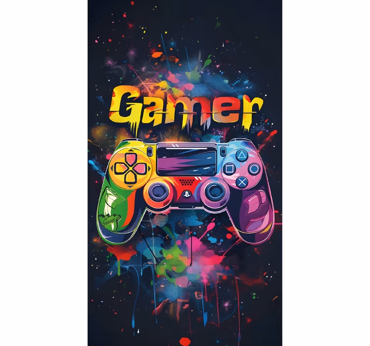 Jaluzele cu rolete Geek control multicolor - TenStickers