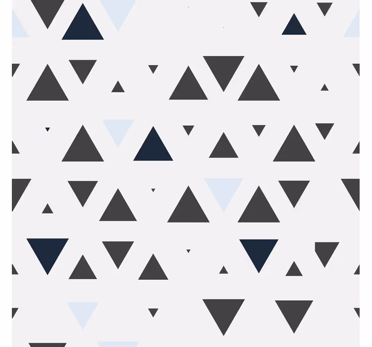 Rulou geam nordic model triunghi minimalist - TenStickers