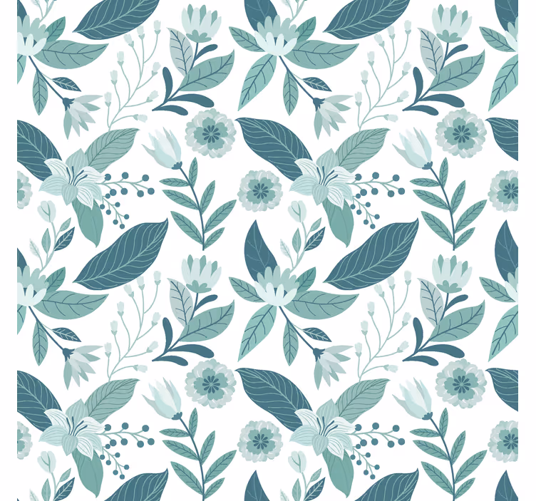 Rulou geam nordic flora - TenStickers