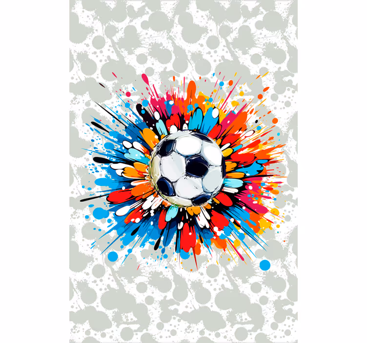 Rulou geam fotbal explozie - TenStickers