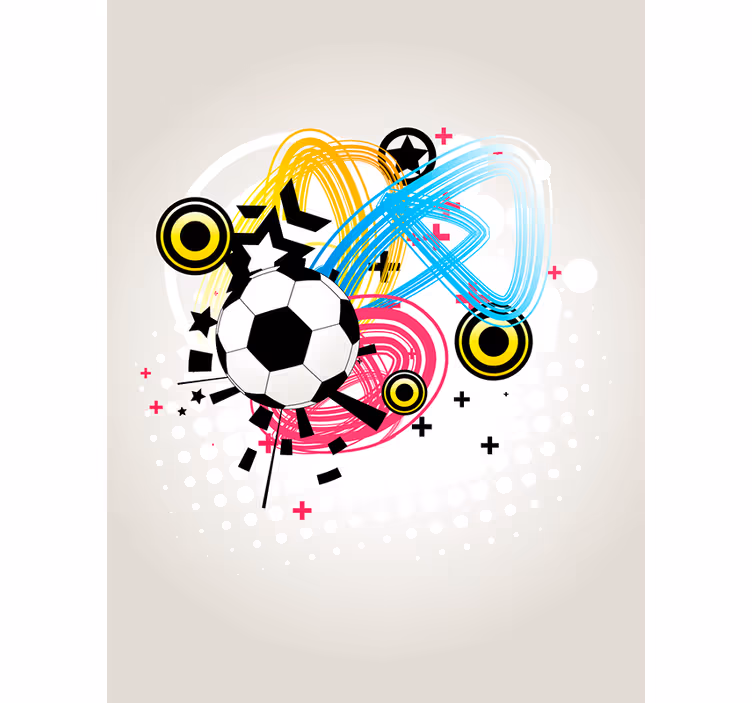 Rulou geam fotbal pasiune în mișcare - TenStickers