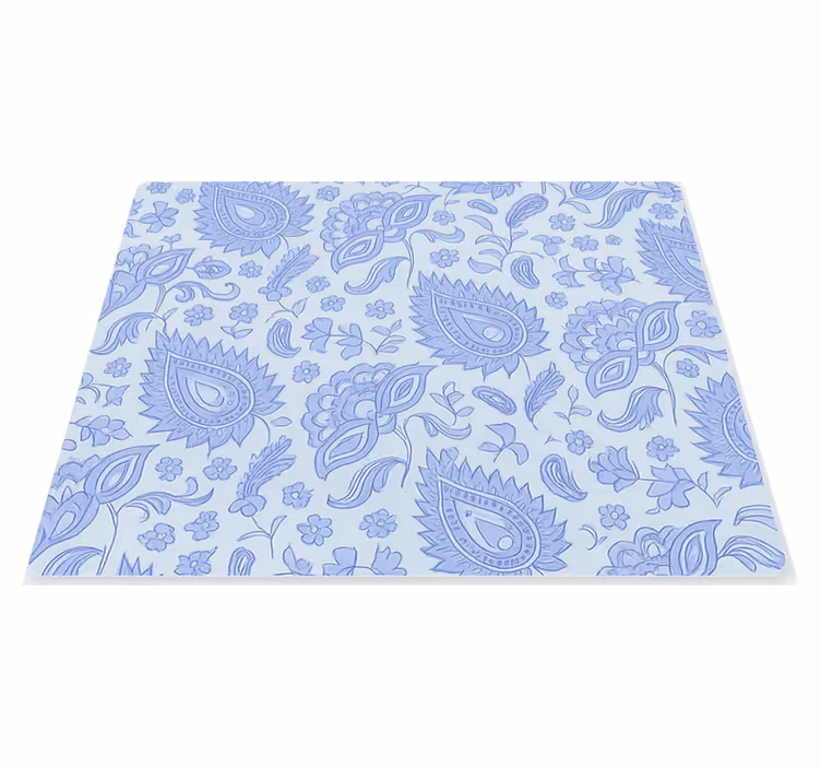 Naproane original model floral paisley albastru - TenStickers