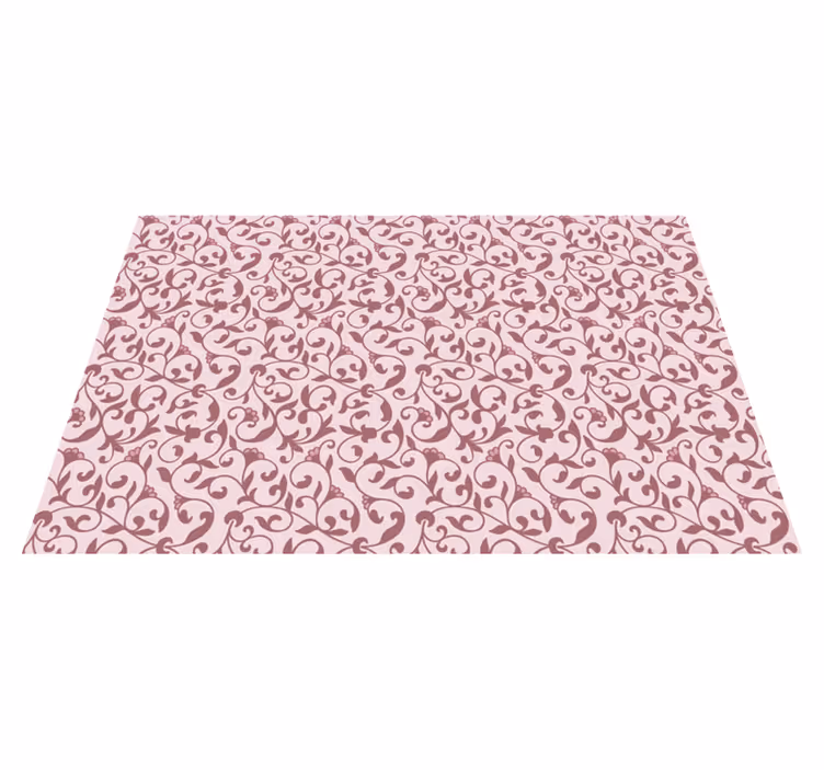 Ramificatii roz placemate florale - TenStickers