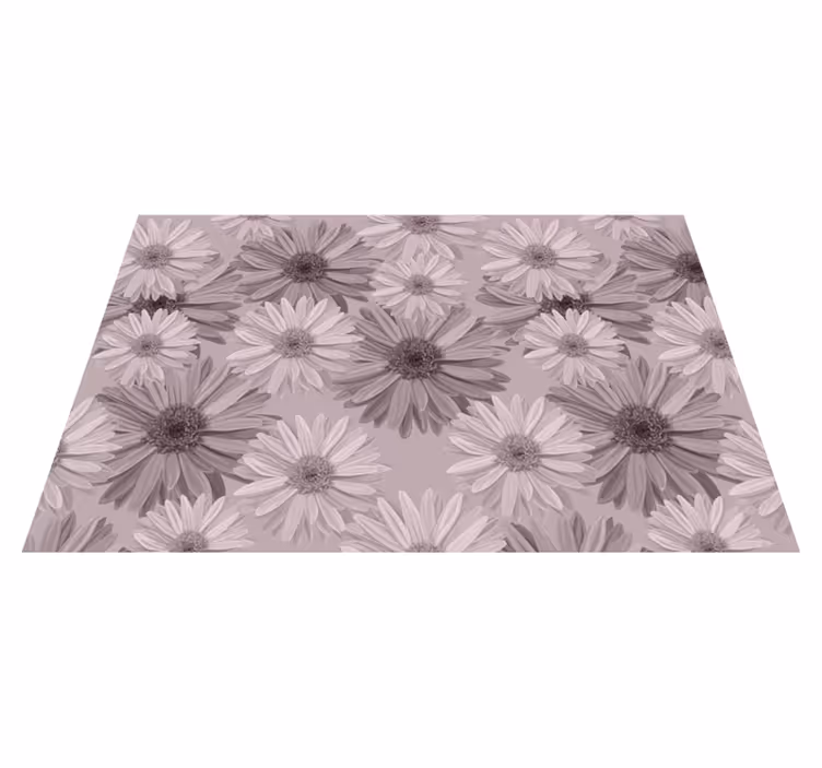 Naproane de textură cu model floral pe farfurie - TenStickers