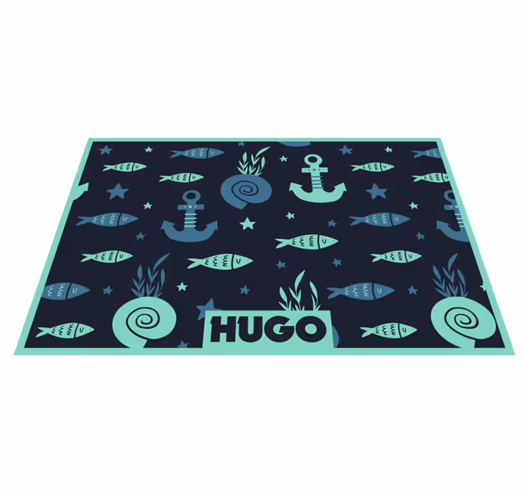 Naproane pentru copii model pești nautici - TenStickers