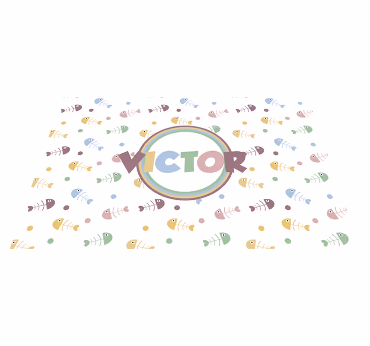 Naproane pentru copii conceptul peștilor vii - TenStickers