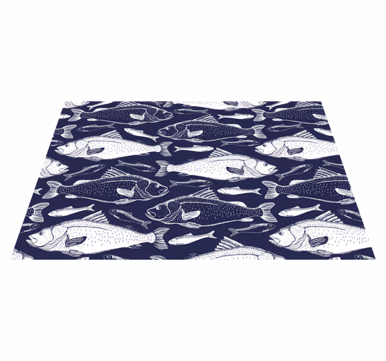 Pește sub placemats de mare - TenStickers