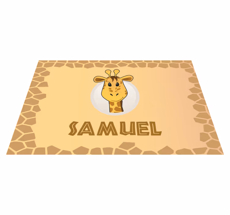 Naproane pentru copii cu design de girafă - TenStickers