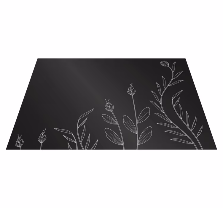 Fundal din spate cu plăcuțe de plante elegante - TenStickers