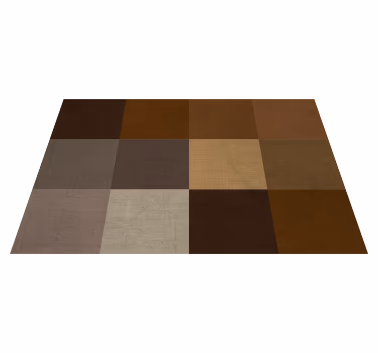 Pătrate maro modelează placemate elegante - TenStickers