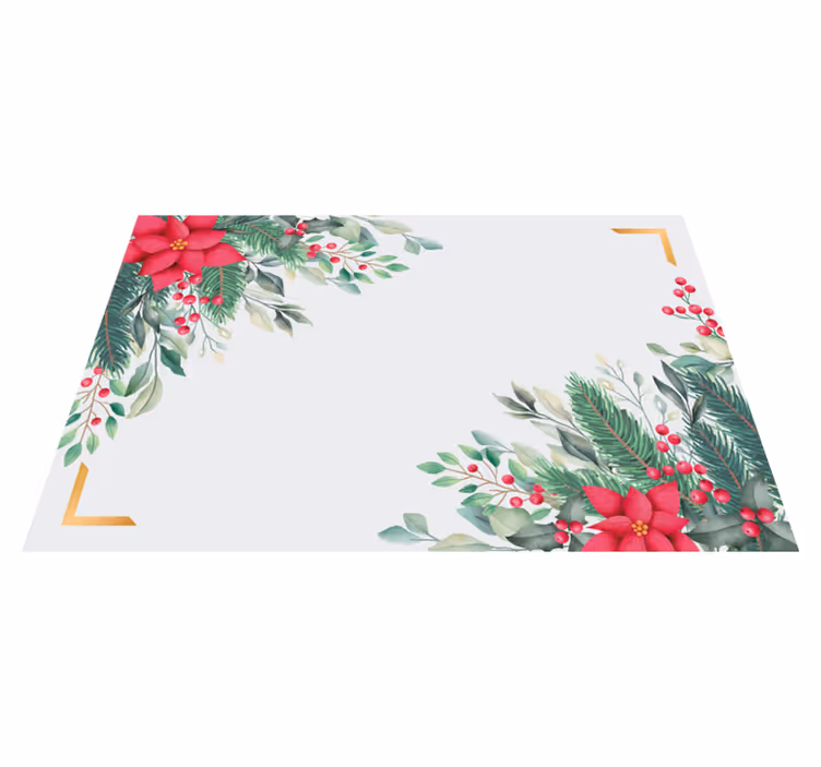 Ornamente de crăciun placemats de crăciun - TenStickers