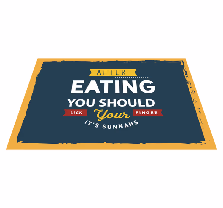 Naproane cu texte pentru o masă delicioasă - TenStickers