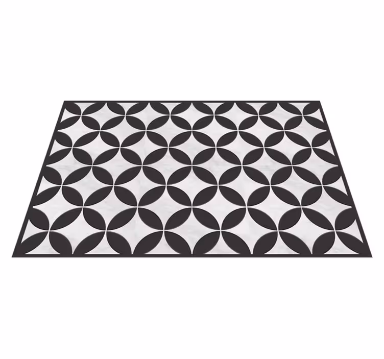 Faianta de ciment negru placemat acasa - TenStickers