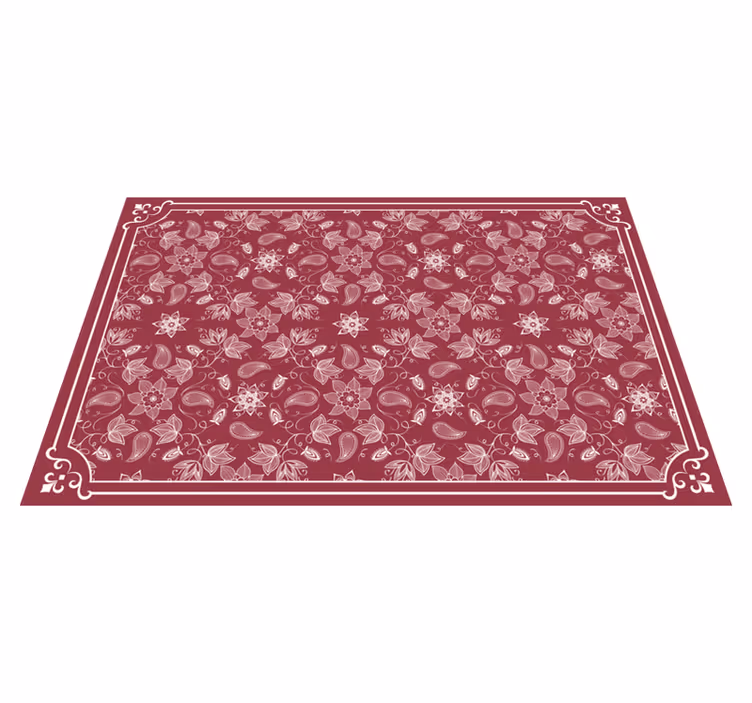 Naproane de textură cu model floral pentru masă - TenStickers