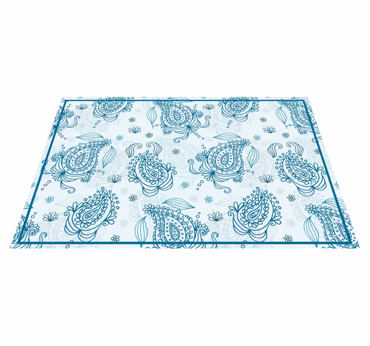 Naproane de textură cu model floral complex - TenStickers