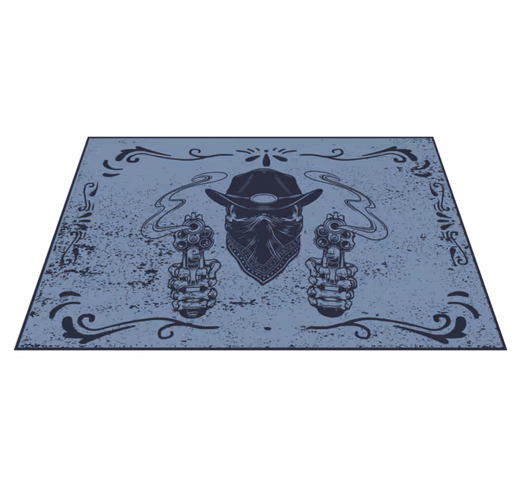 Naproane original fața de cowboy cu arme - TenStickers