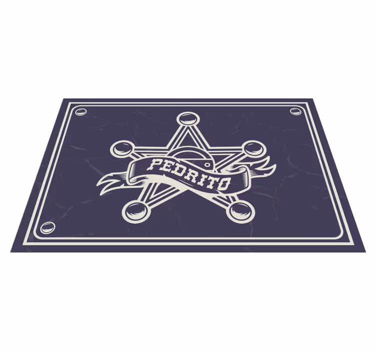 șerif cu nume de coajă de mare - TenStickers