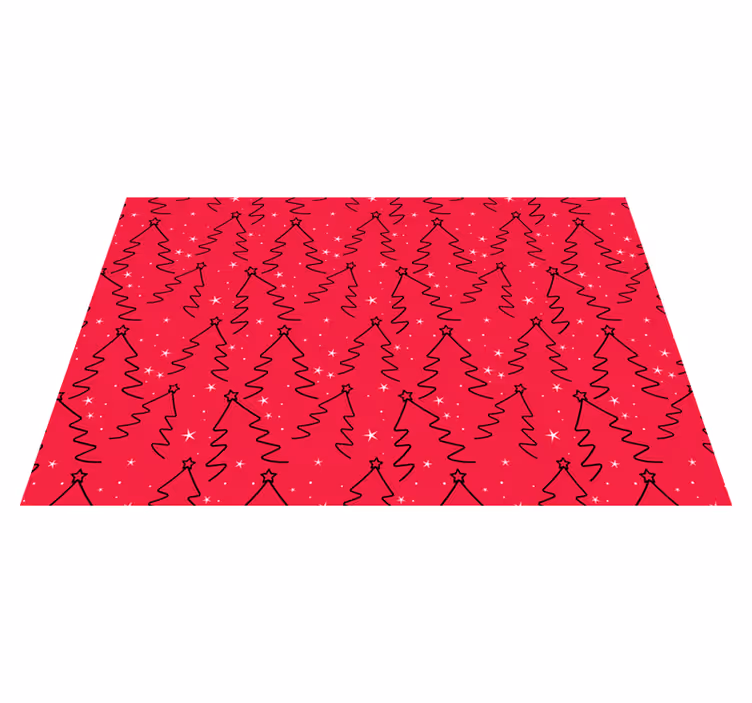 Naproane de crăciun cu motiv elegant de brad - TenStickers