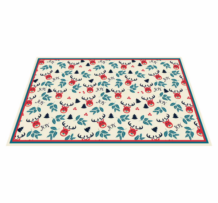 Bucurie și renă placemats de crăciun - TenStickers
