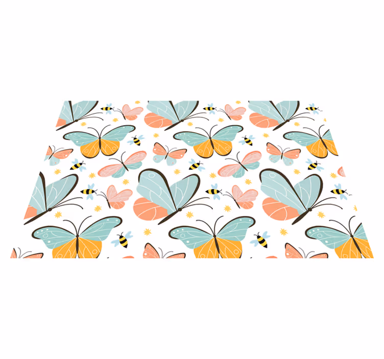 Fluturi și albine fluturi de fluture - TenStickers