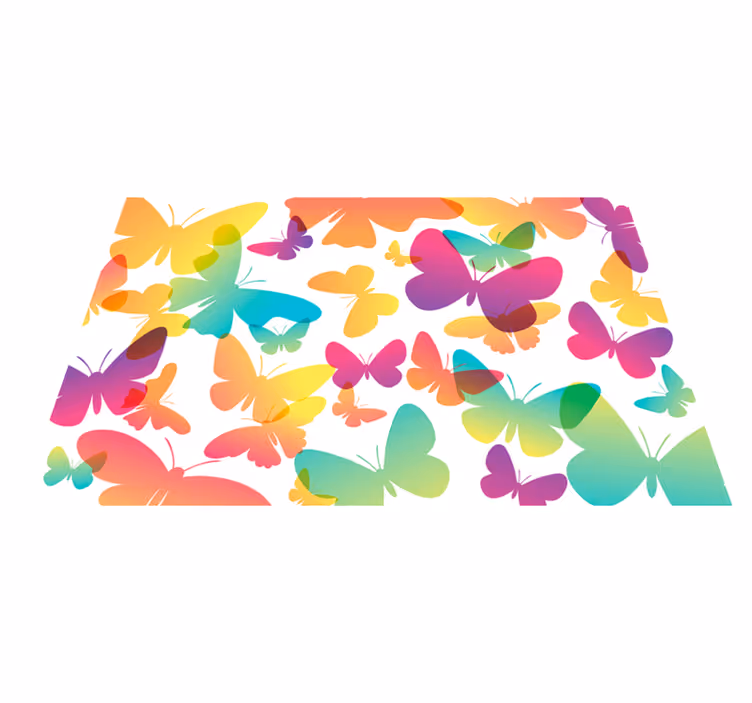 Huse de fluture curcubeu - TenStickers