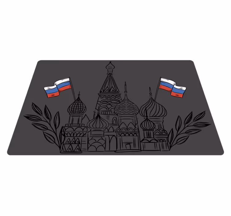 Naproane original siluete arhitecturale rusești - TenStickers