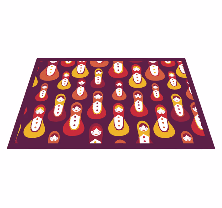 Naproane original cu model colorat de matryoshka - TenStickers