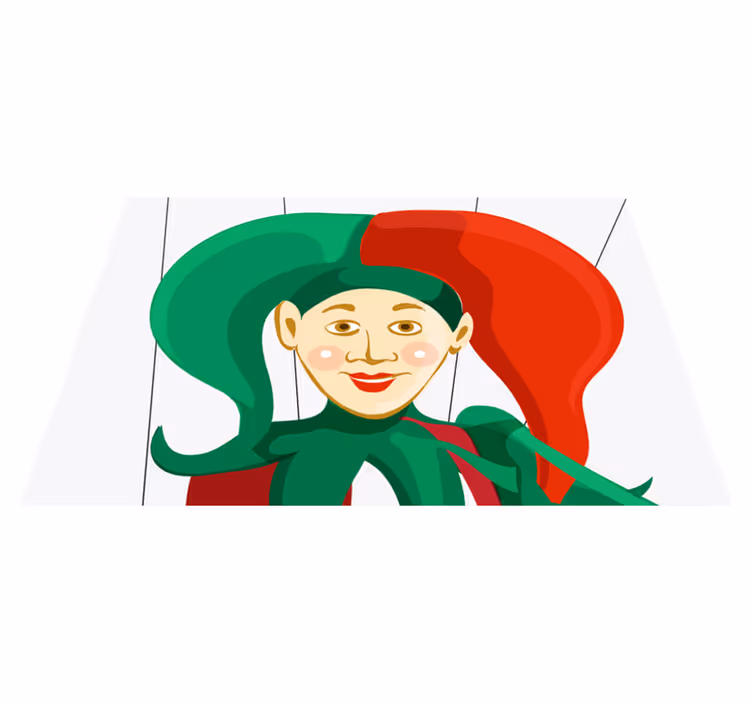 Naproane original ilustrație caracter de bufon - TenStickers