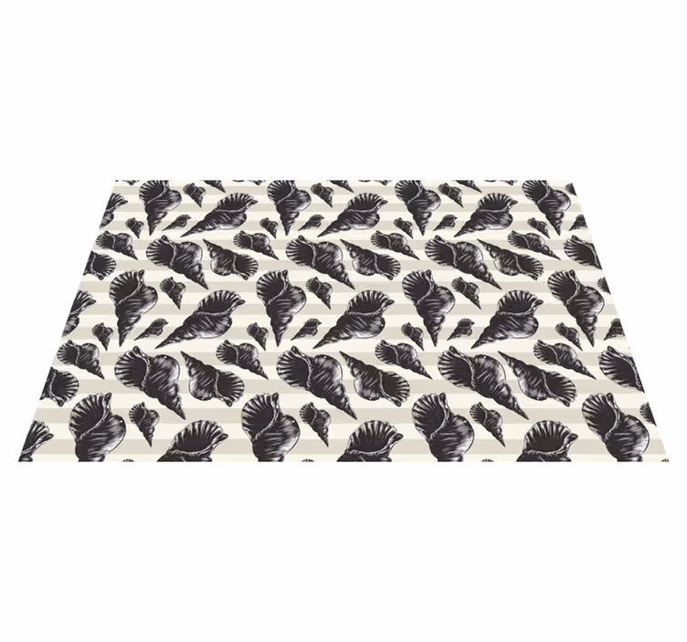 Naproane modern motive elegante de scoici - TenStickers