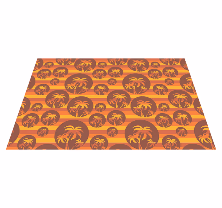Naproane original cu motive tropicale cu palme - TenStickers