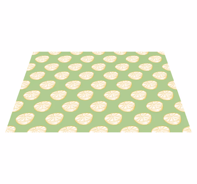 Naproane modern cu model de felii de lime - TenStickers