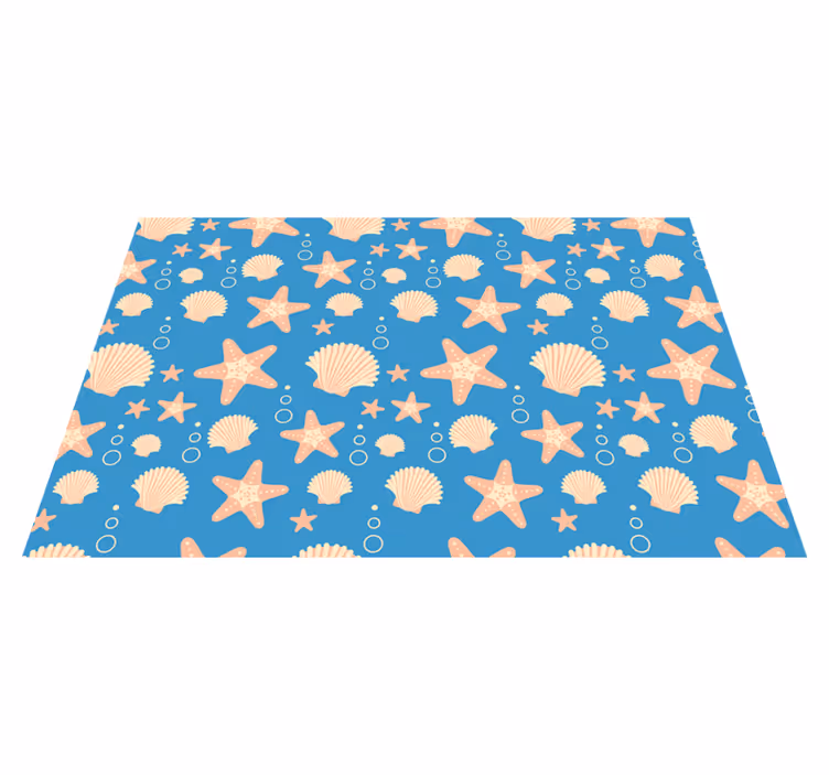 Naproane original cu motive de scoici nautice - TenStickers