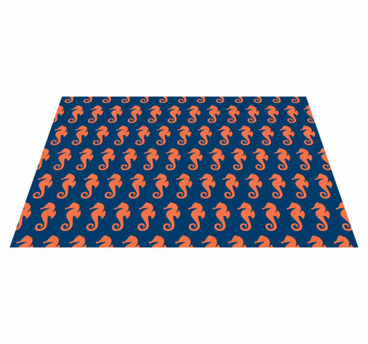 Naproane original cu motiv de hipocamp - TenStickers